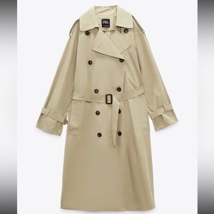 Oversized Double Breasted Trench